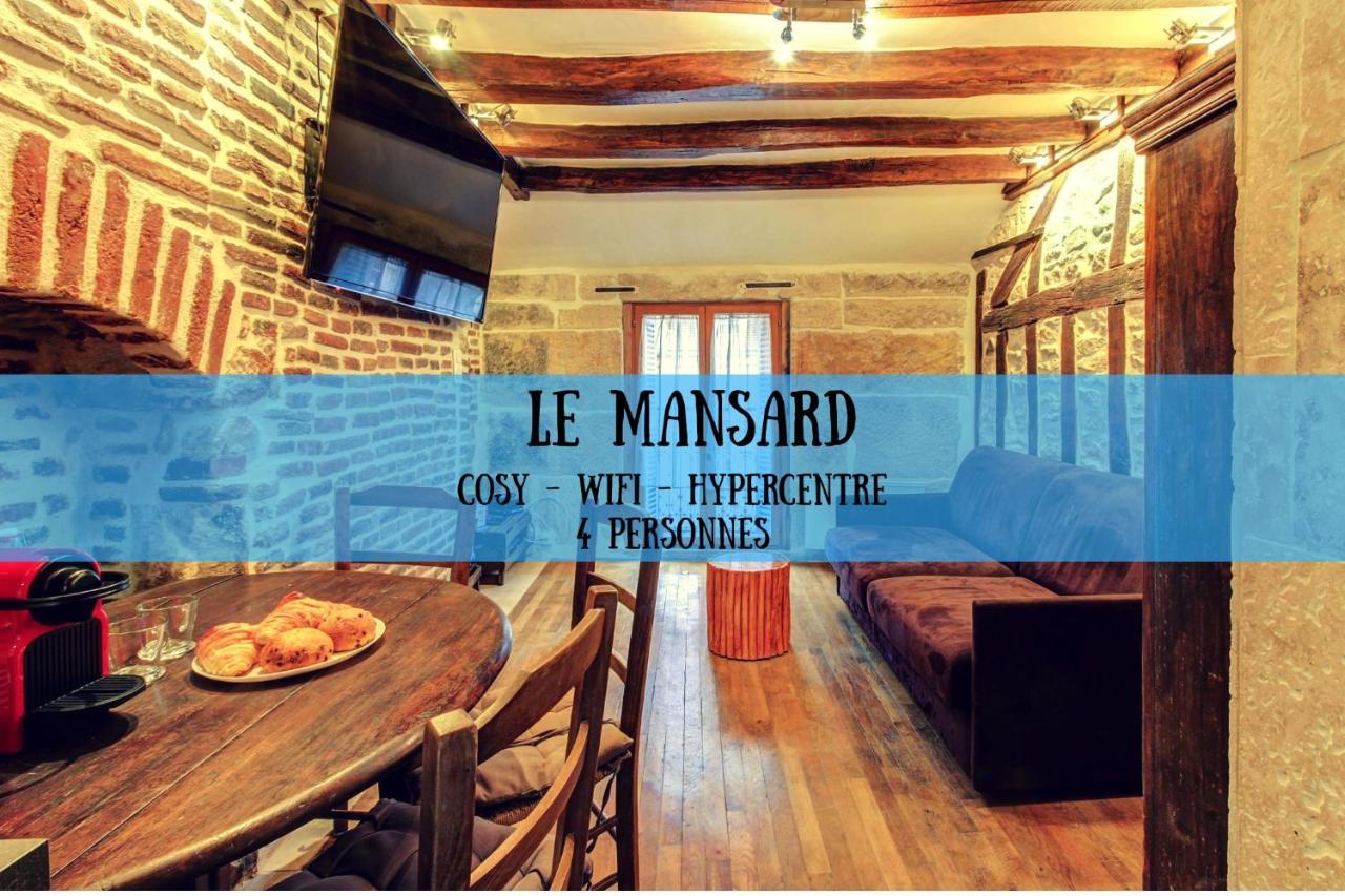 Le Mansard - Topdestination-Dijon - Centre Ville - Classe 3 Etoiles Bagian luar foto